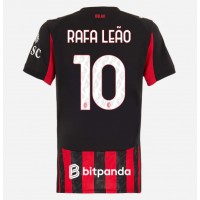 AC Milan Rafael Leao #10 Domáci Ženy futbalový dres 2025-26 Krátky Rukáv
